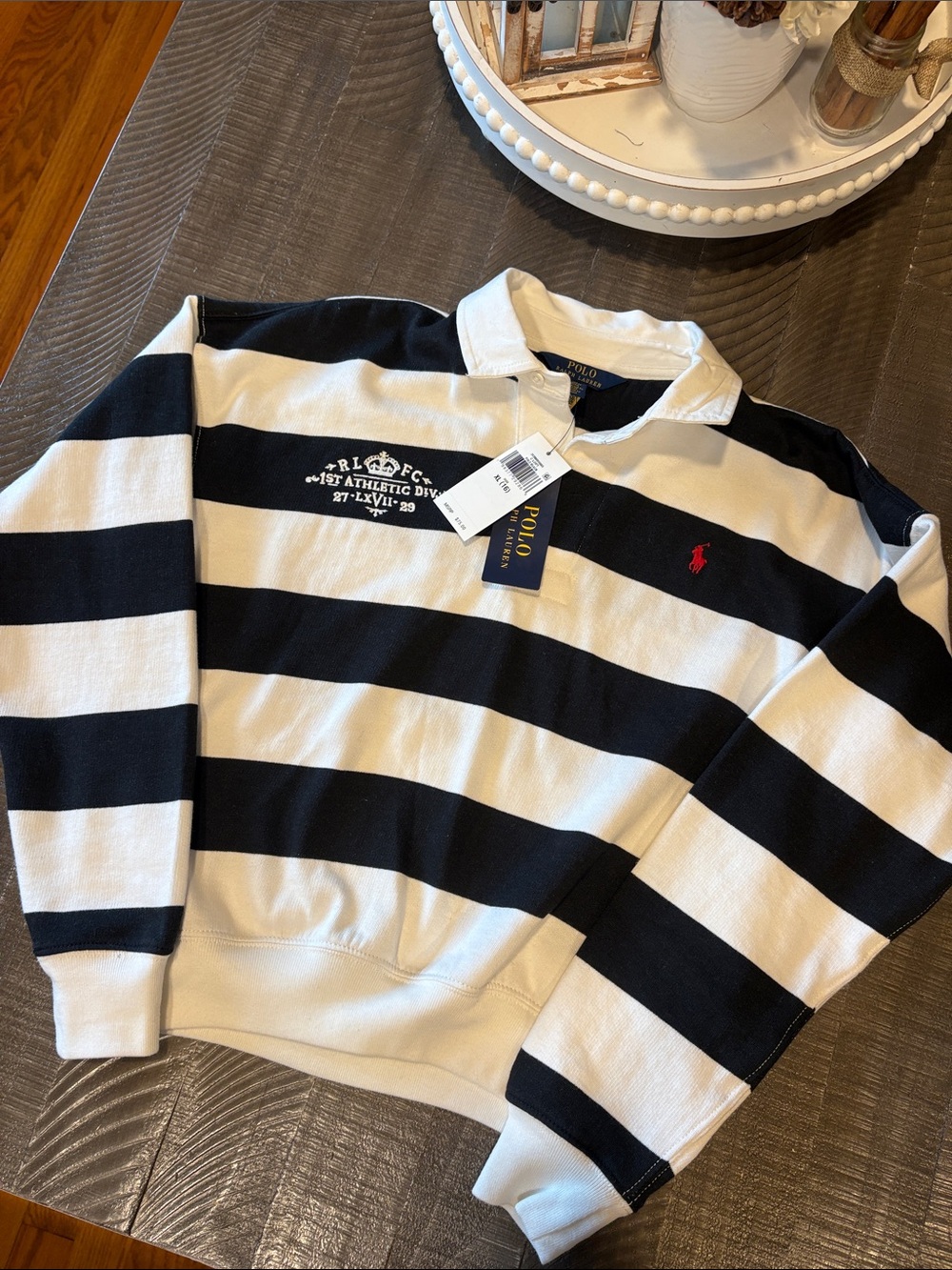 Ralph Lauren Knit Cropped Sweatshirt